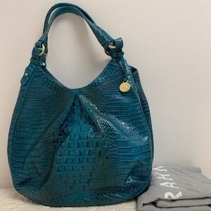 Brahmin Anne Blue Shoulder Bag WITH DUSTBAG